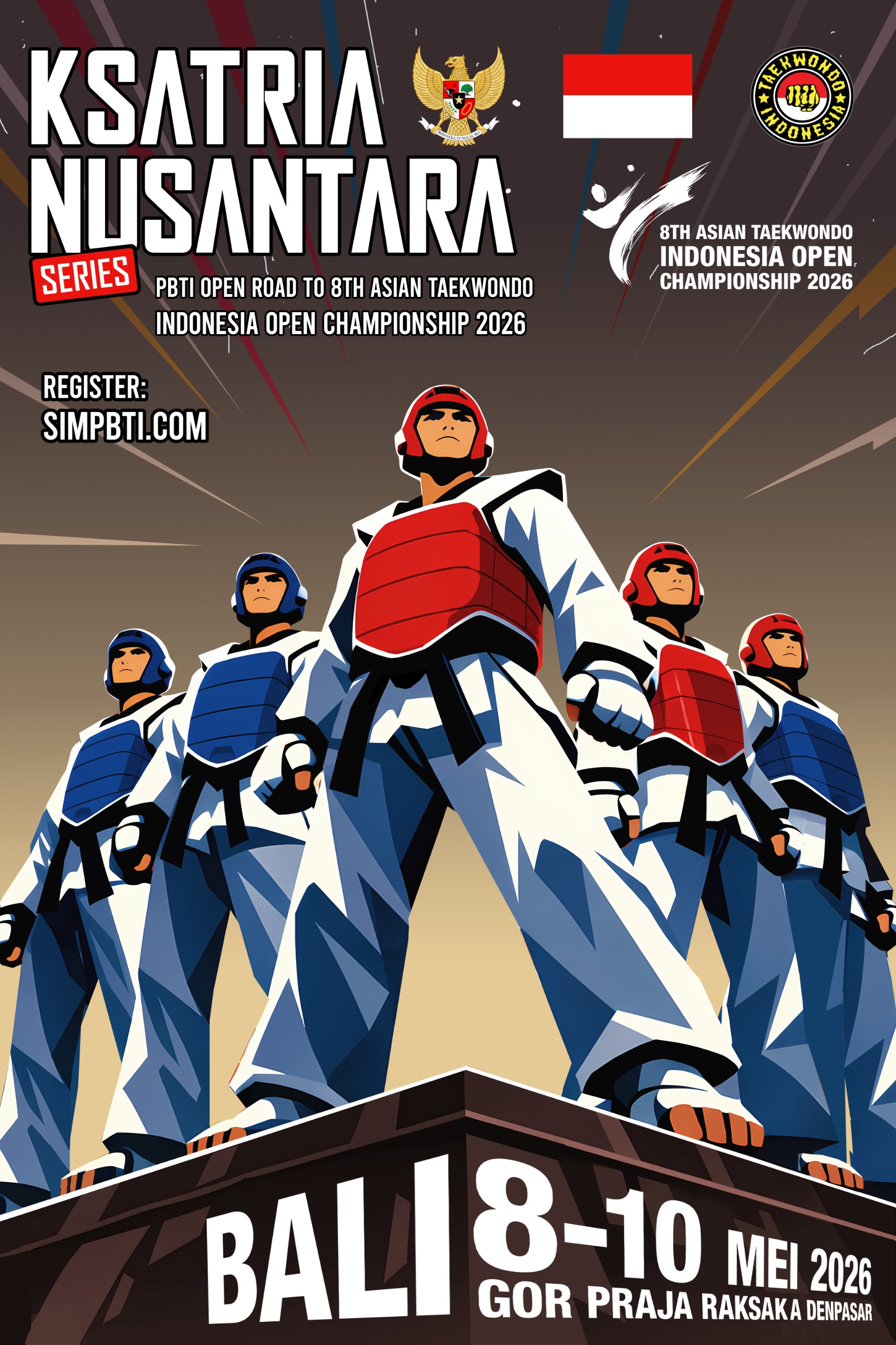 KSATRIA NUSANTARA PBTI SERIES 2 : DENPASAR BALI ADIWIRA NUSANTARA SERIES BALI
